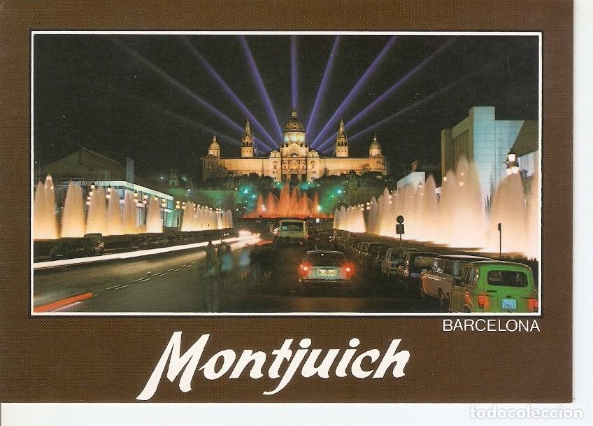 Postales: Postal 035210 : Montjuich (Barcelona). Fuente luminosa - Varios