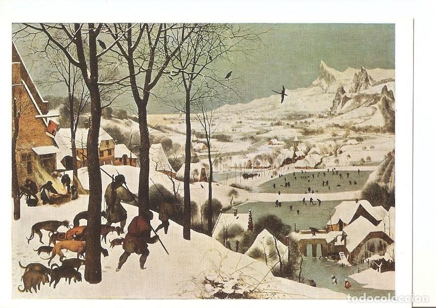 Postcards: Postal 035316 : Wien Kunsthistorisches Museum. Pieter Bruegel. Hunters in the snow - Varios