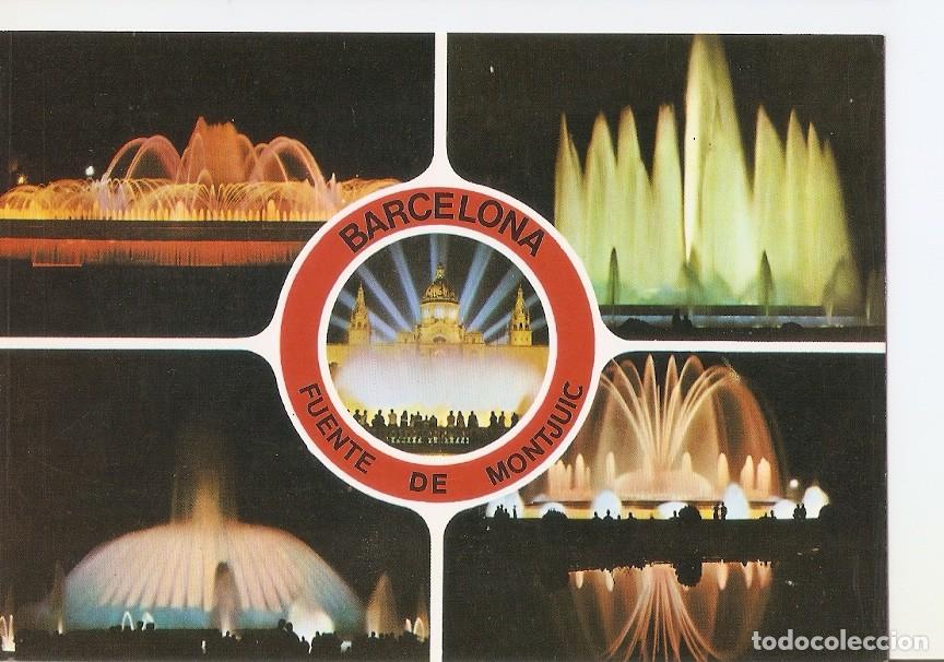 Postales: Postal 035445 : Barcelona. Fuente Monumental de Montjuic - Varios