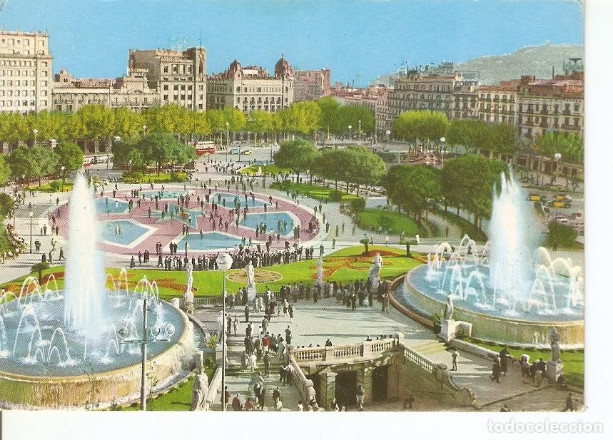 Postais: Postal 035456 : Barcelona. Plaza de Catalu&ntilde;a - Varios