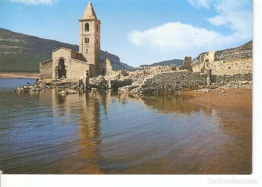 Postkarten: Postal 035546 : Pantano de Sau (Barcelona). Iglesia en las aguas - Varios