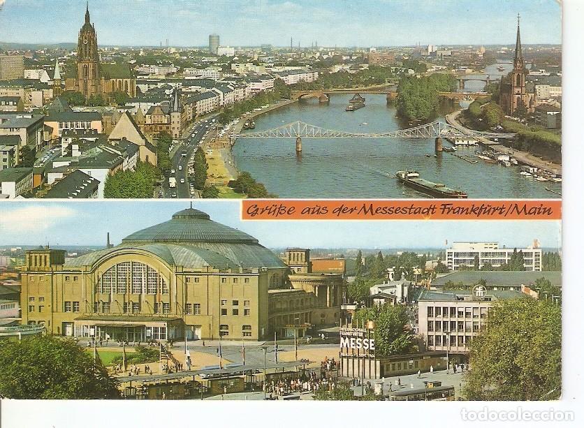 Postkarten: Postal 035637 : Frankfurt Am Main. Mainblick mit Dom und Eisernen-Steg - Varios