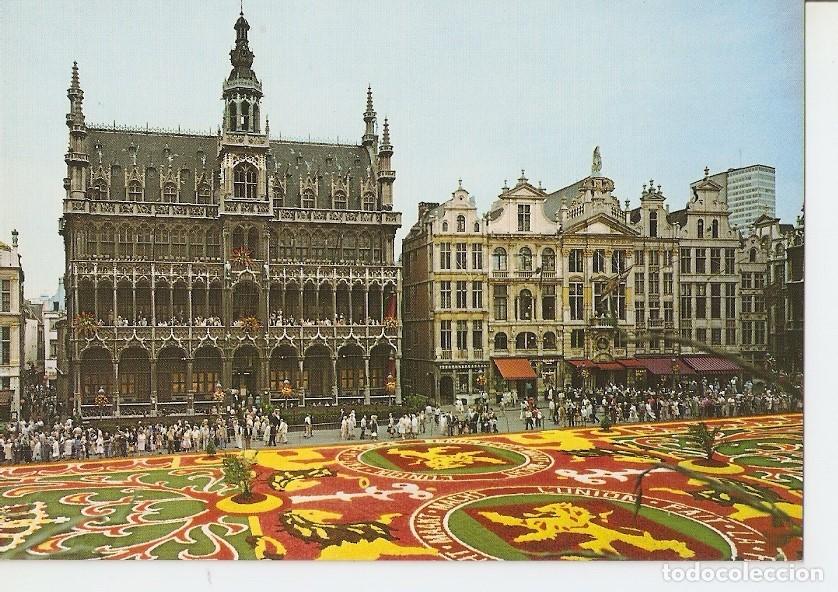Postais: Postal 035716 : Bruxelles. Market Place Flower Carpet - Varios