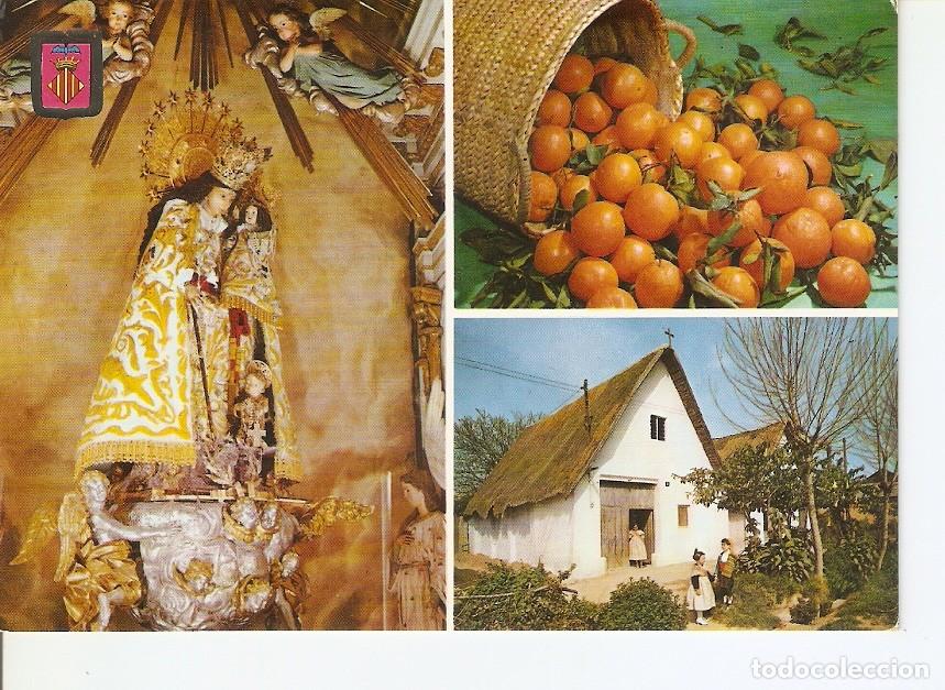 Postkarten: Postal 035878 : Valencia - Ntra. Sra. De los Desemparados. Naranjas. Barracas valencianas - Varios