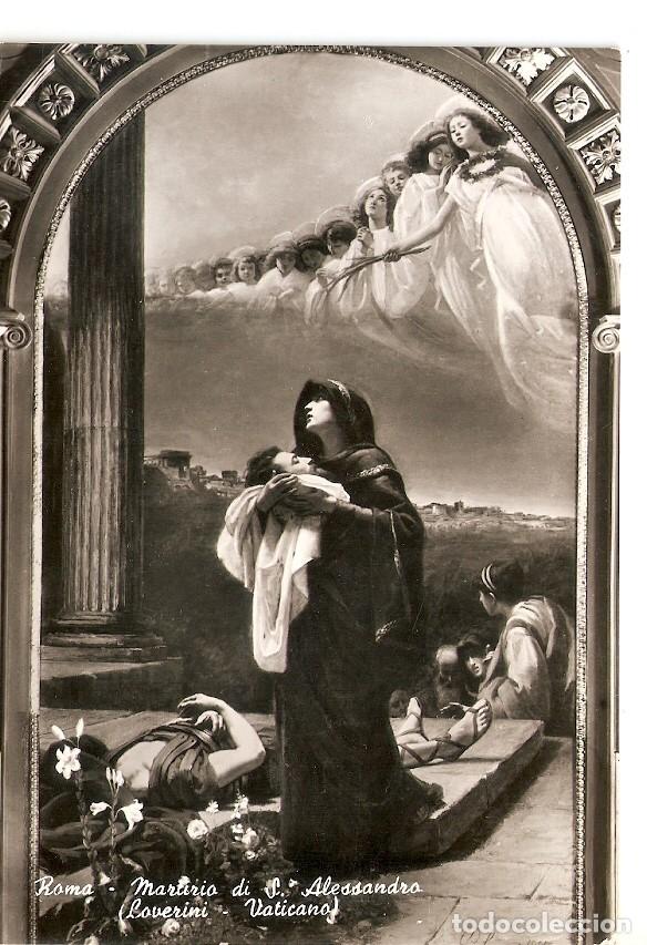 Postales: Postal 035976 : Roma - Martirio di S. Alessandro (Loverini - Vaticano) - Varios