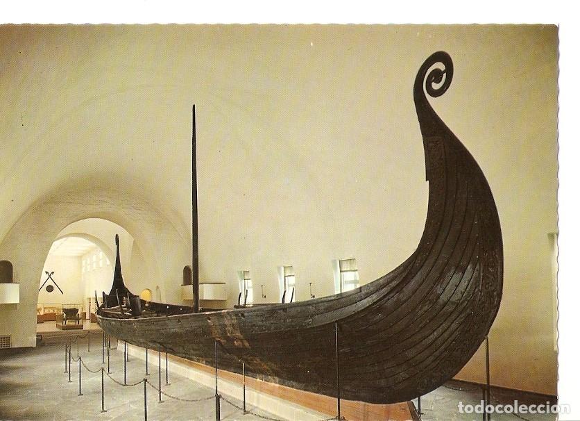 Cartoline: Postal 036073 : Oslo Norway. The Oseberg Ship - Varios