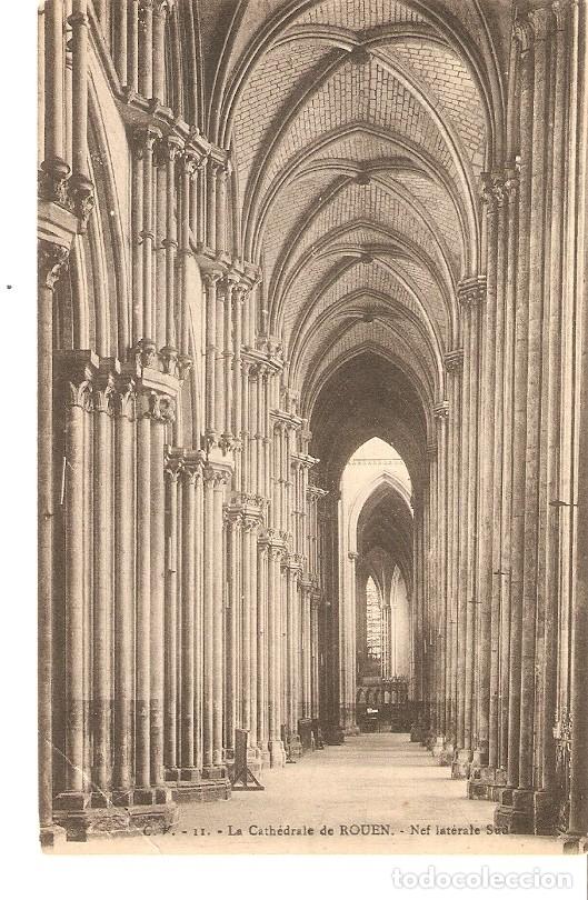 Cartoline: Postal 036173 : La Cathedrale de Rouen - Nef laterale Sud - Varios