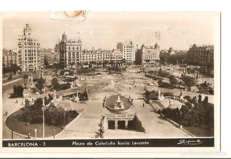Cartoline: Postal 036528 : Barcelona Plaza de Catalu&ntilde;a hacia Levante - Varios