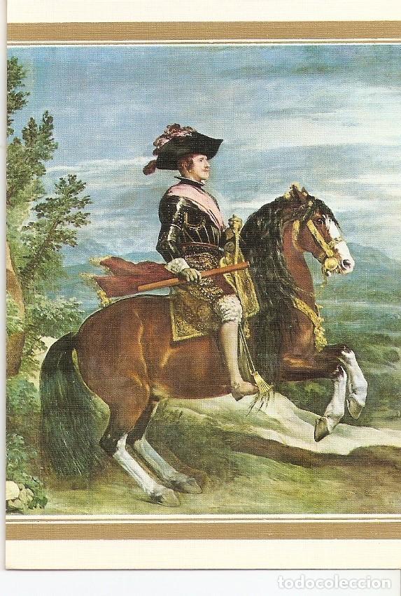 Postales: Postal 036703 : Velazquez. Felipe IV. Museo del Prado - Varios