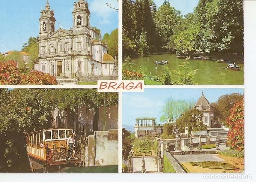 Postcards: Postal 036829 : Braga (Portugal). Aspectos do Bom Jesus - Varios