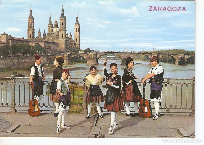 Postkarten: Postal 036863 : Zaragoza. Rio Ebro puete de Piedra y Basilica del Pilar - Varios