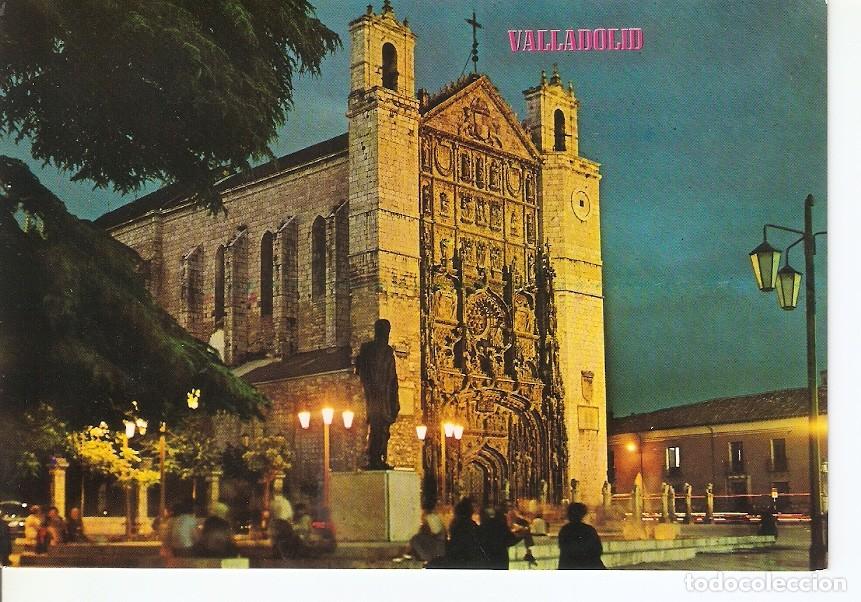 Postcards: Postal 036986 : Valladolid. Fachada de San Pablo nocturno - Varios