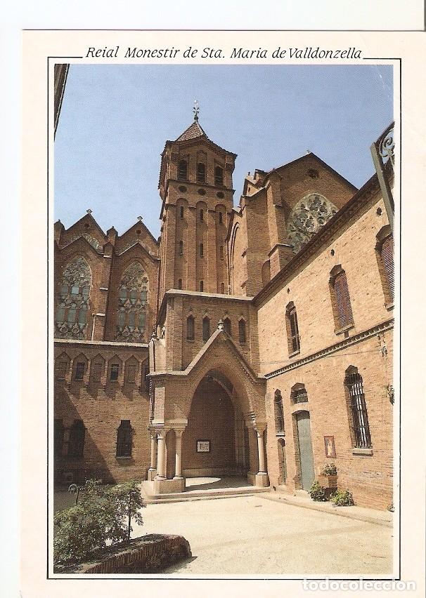 Postais: Postal 037119 : Reial Monestir de Sta. Maria de Valldonzella Barcelona. Entrada a la esglesia - Vari