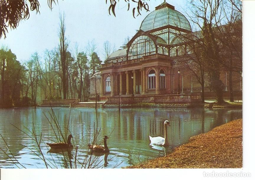 Postcards: Postal 037163 : Madrid. Parque del Retiro Estanque y Palacio de Cristal - Varios