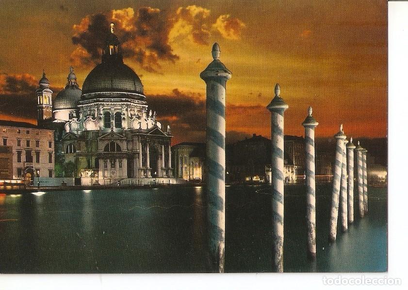 Postales: Postal 037436 : Venezia di notte - Basilica della Salute - Varios