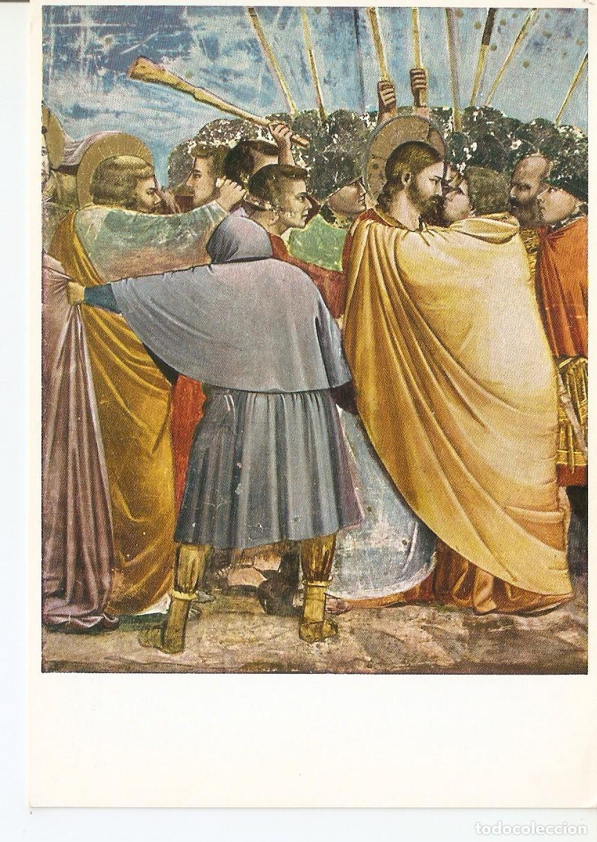 Postkarten: Postal 037576 : Giotto - Cappella degli Scrovegni il bacio di Giuda (part.) A. Martello Editore - Mi