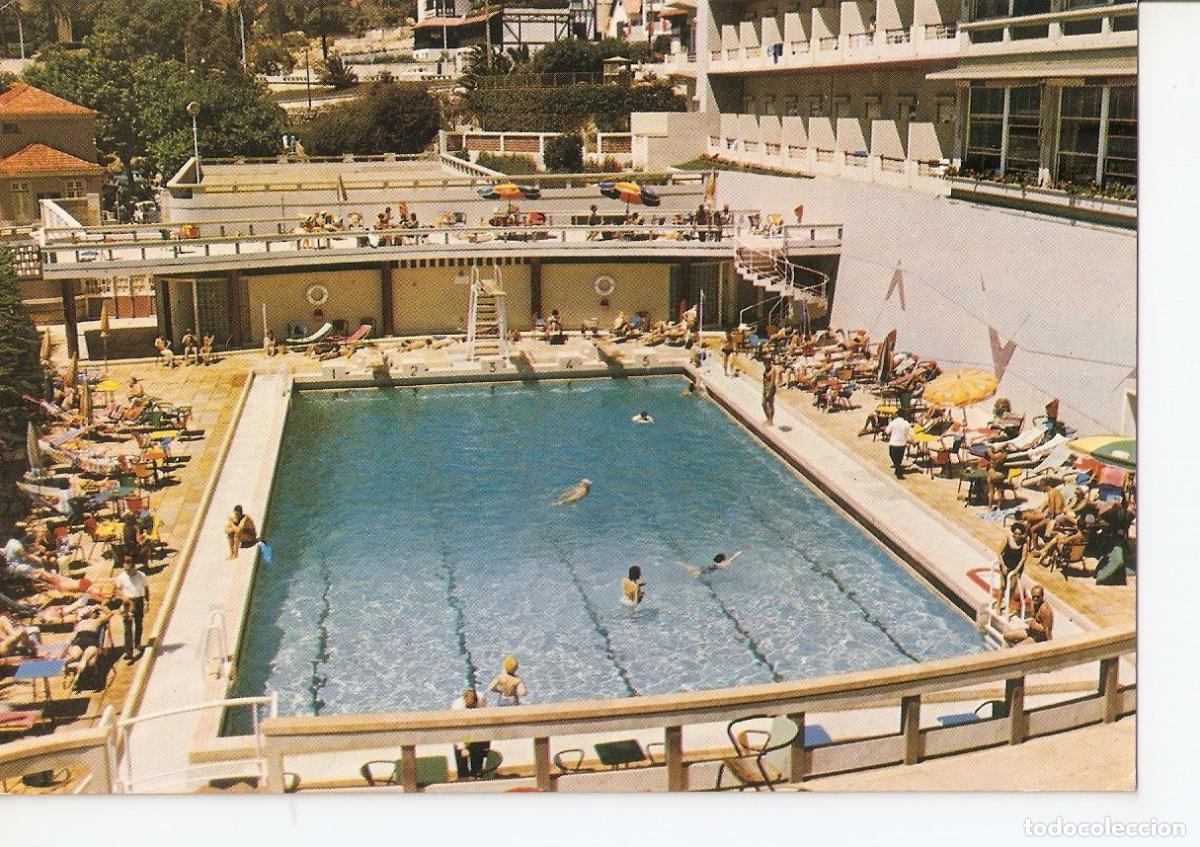 Postcards: Postal 037665 : Estoril - Piscina do Hotel Atlantico - Varios