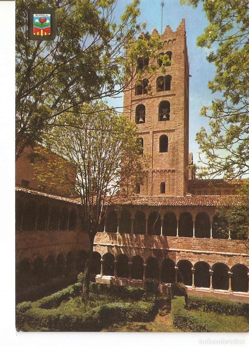 Postais: Postal 037836 : Ripoll. Claustre u campanar del Monastir de Santa Maria de Ripoll - Varios