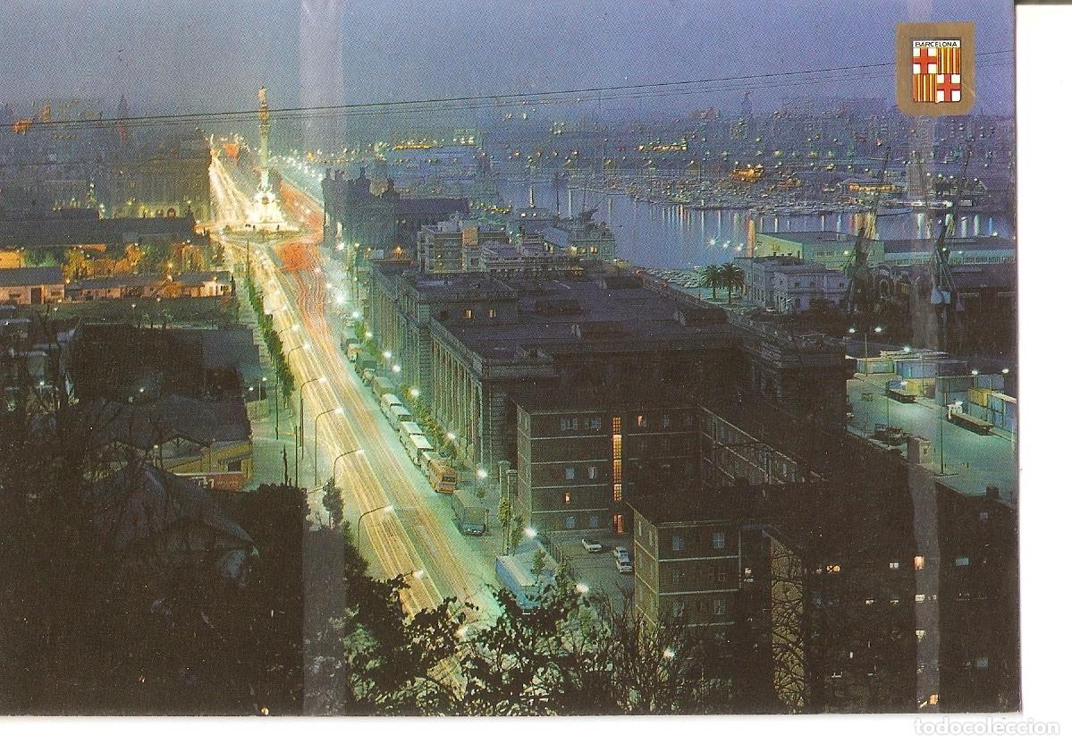 Postcards: Postal 037933 : Barcelona. Paseo de Colon - Varios
