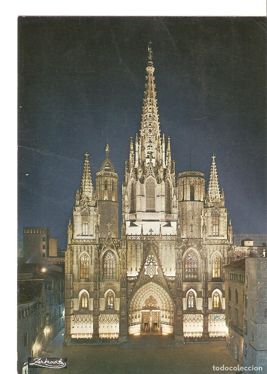 Postkarten: Postal 037855 : Barcelona. Catedral de noche - Varios