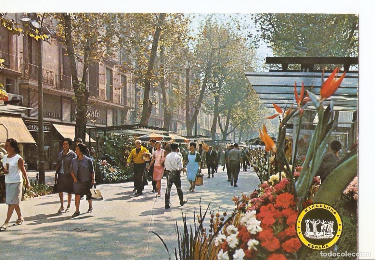 Cartes Postales: Postal 037897 : Barcelona. Rambla de las Flores - Varios