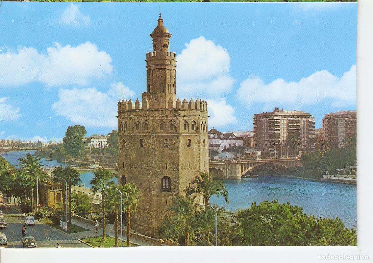 Postcards: Postal 038035 : Sevilla. Torre del Oro y rio del Gaudalquivir - Varios