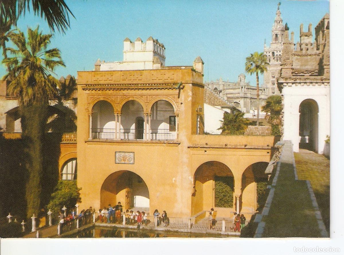 Postcards: Postal 038018 : Sevilla el Alcazar. Estanque de Mercurio - Varios