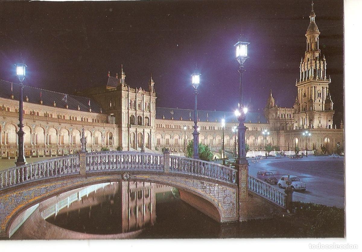 Postcards: Postal 038031 : Sevilla. Plaza de Espa&ntilde;a - Varios