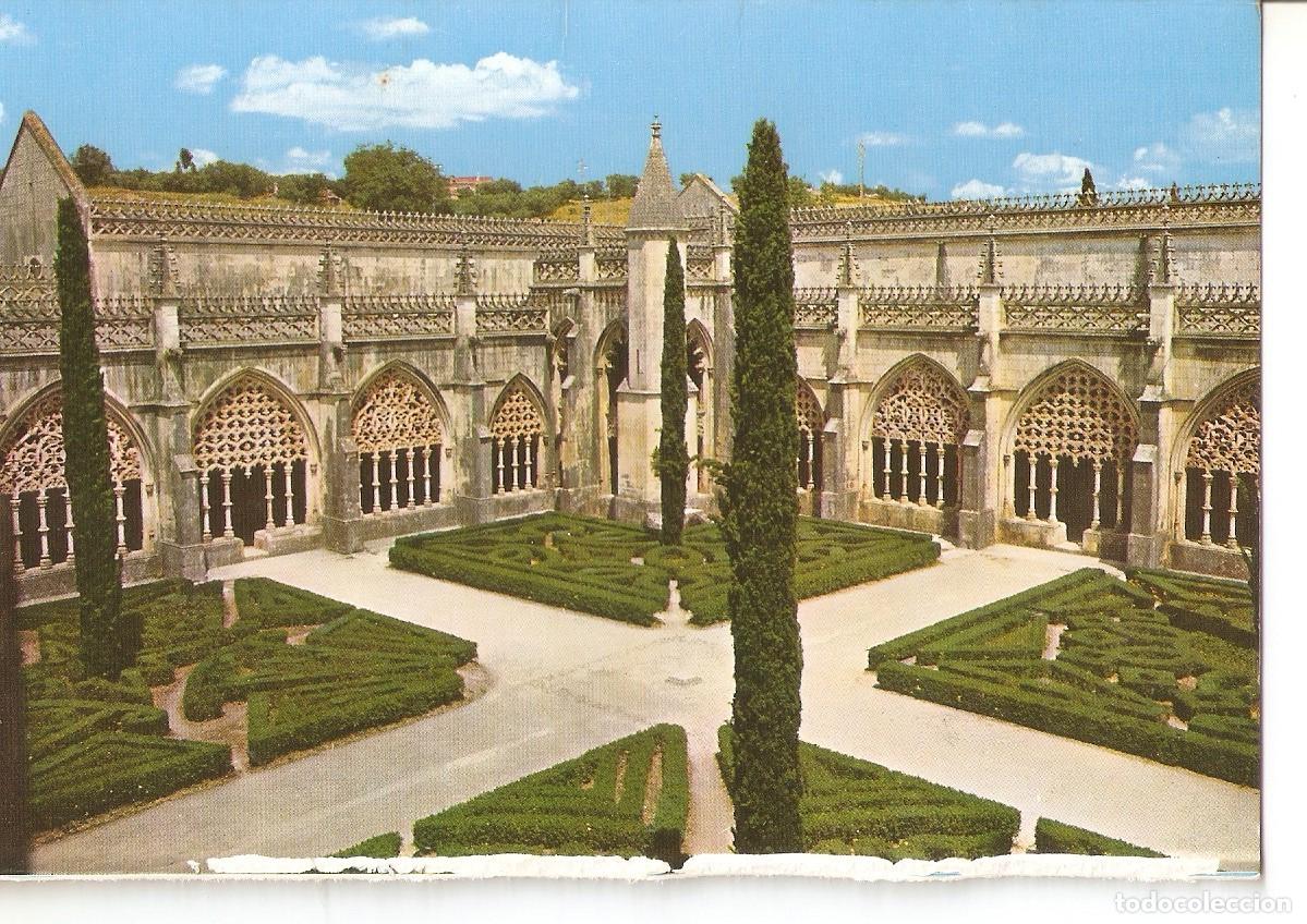 Postkarten: Postal 038206 : Batalha (Portugal). Monastery - Garden and Royal Cloister - Varios
