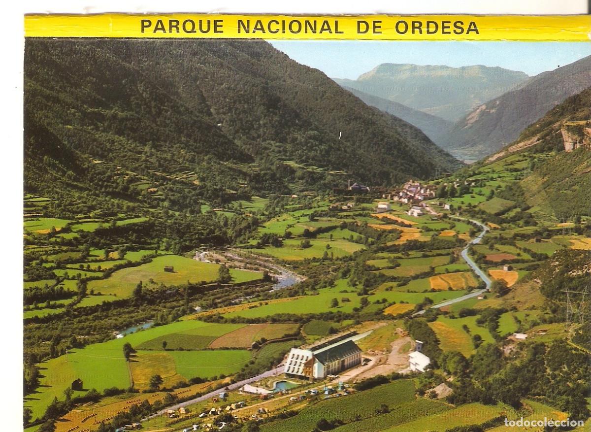 Cartoline: Postal 038227 : Parque Nacional de Ordesa. Torla (Huesca - Pirineo Aragones). Camping de Ordesa Hote