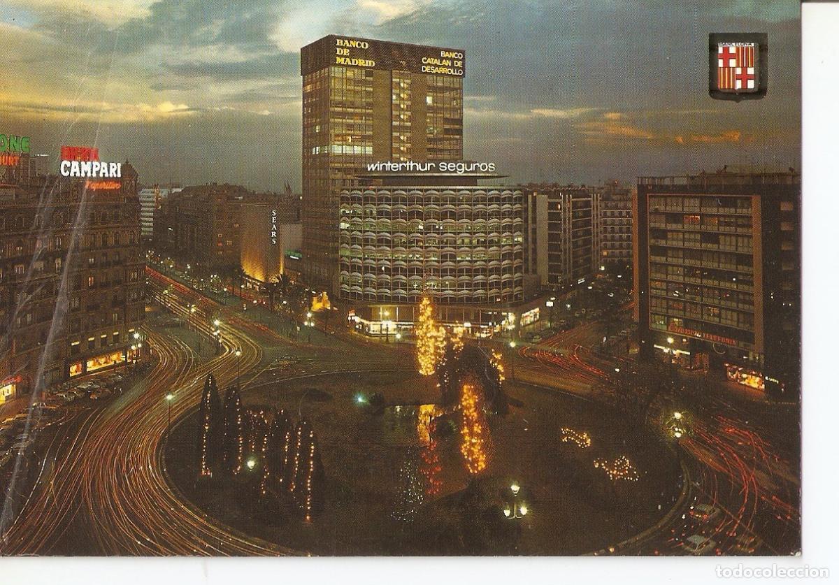 Cartes Postales: Postal 038448 : Barcelona. Plaza de Calvo Sotelo - Varios