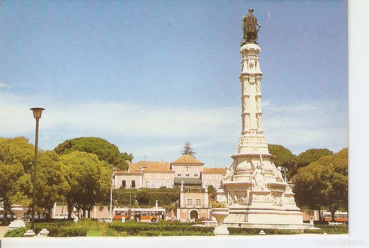 Postkarten: Postal 038480 : Lisboa - Portugal. Palacio de Belem. Estatua a Alfonso de Albuquerque - Varios