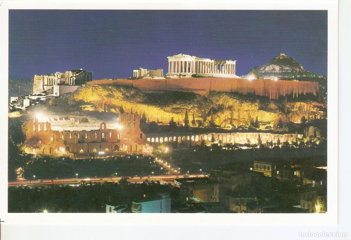 Postkarten: Postal 038567 : Athens - Acropolis by night - Varios