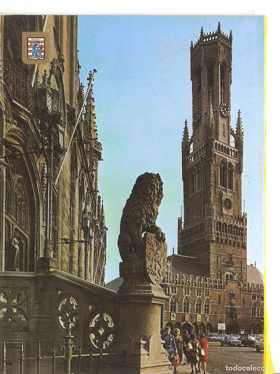 Postkarten: Postal 038554 : Brugge. Hall and Belfry - Varios