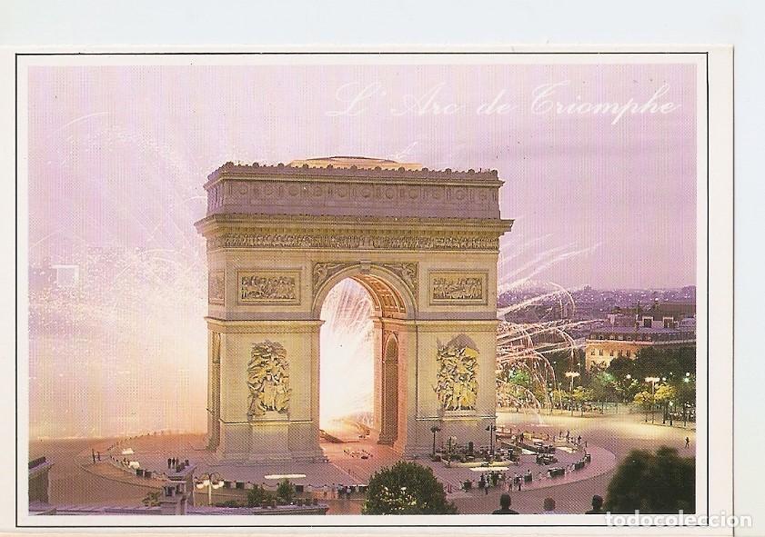 Postkarten: Postal 038879 : Paris la nuit Feu dArtifice sur LArc de Triomphe - Varios