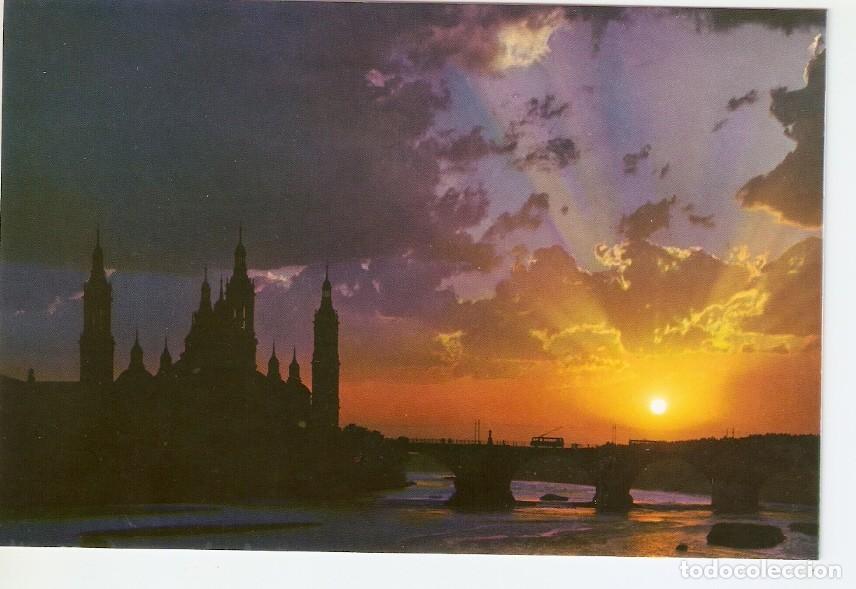 Postkarten: Postal 039037 : Zaragoza. Puesta de sol. Sunset - Varios