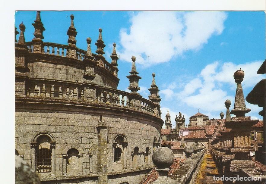 Postales: Postal 039050 : Santiago de Compostela. Abside Romanico de la Catedral - Varios
