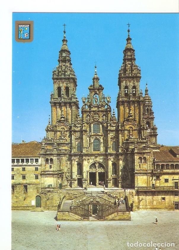 Postales: Postal 039340 : Santiago de Compesta. Fachada principal de la Catedral - Varios