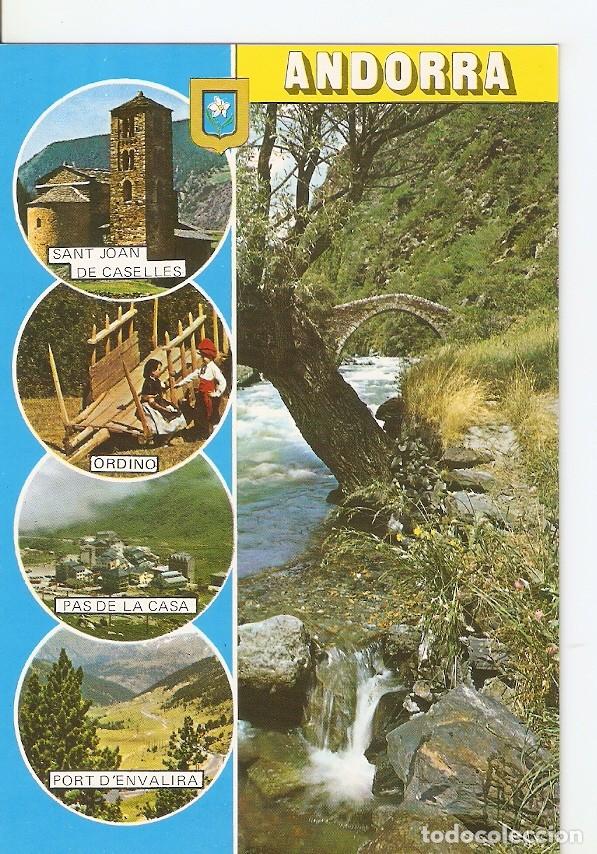 Postais: Postal 039640 : Valls dAndorra. Pont de Sant Antoni. Diferents aspectes - Varios