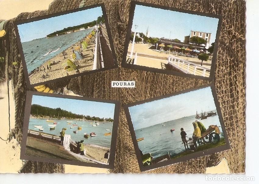 Postales: Postal 039562 : Fouras (Charente-Maritime). La plage Oues et Falaise des ch&ecirc;nesvert. Place Carnot -