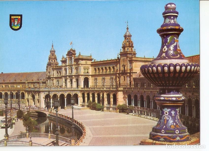Postcards: Postal 039711 : Sevilla. Plaza de Espa&ntilde;a - Varios