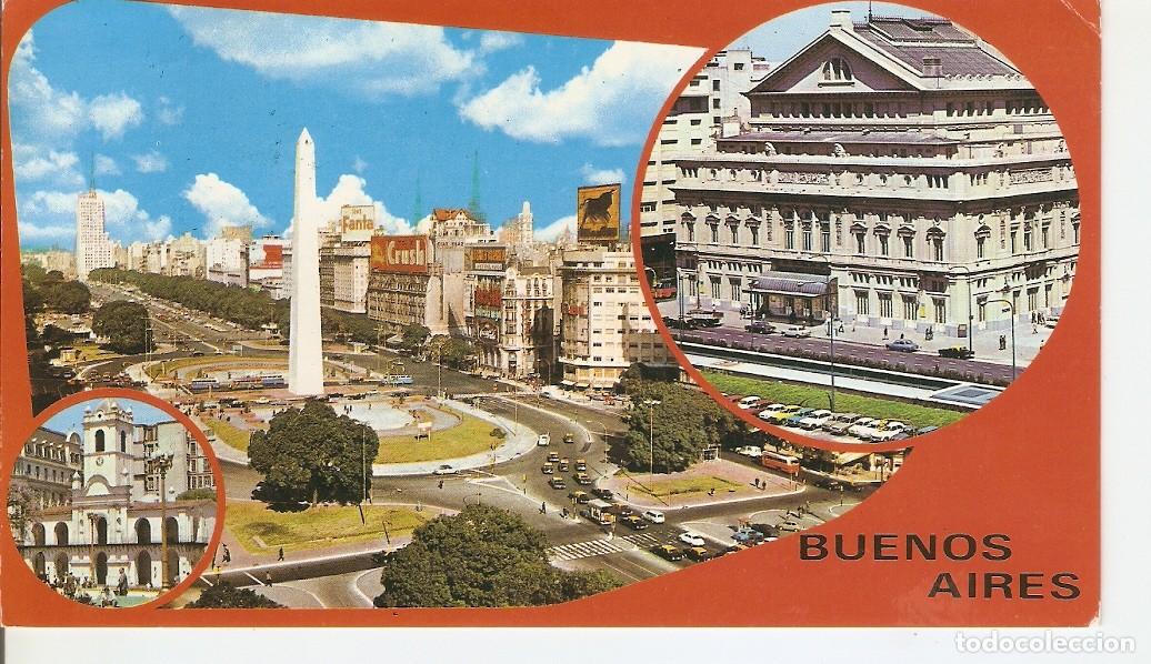 Postais: Postal 039667 : Buenos Aires. Teatro Colon y Cabildo - Varios