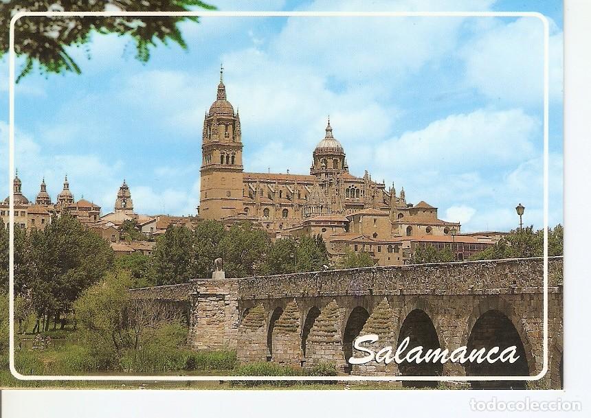 Postcards: Postal 040717 : Salamanca. Catedral y Puente Romano - Varios