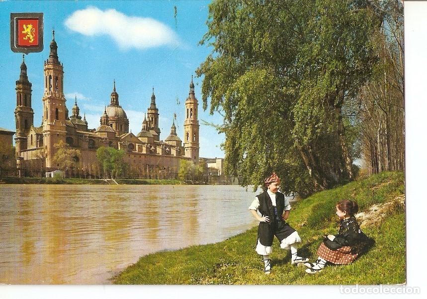 Cartes Postales: Postal 040886 : Zaragoza. Basilica del Pilar. Rio Ebro - Varios