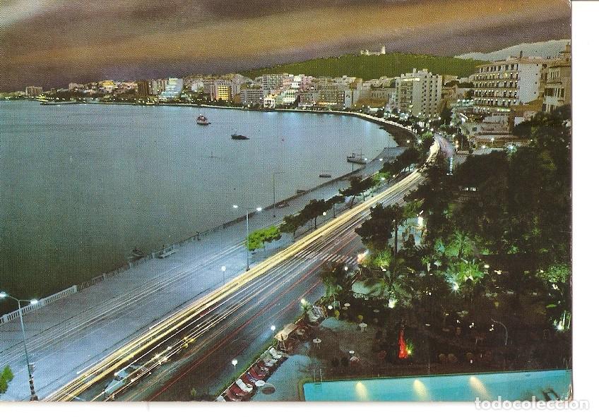 Postales: Postal 040904 : Palma de Mallorca. Paseo Maritimo de noche - Varios