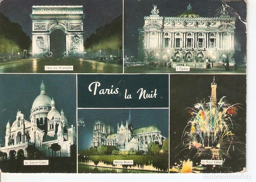 Cartoline: Postal 041169 : Paris la nuit et ses monuments illumines - Varios