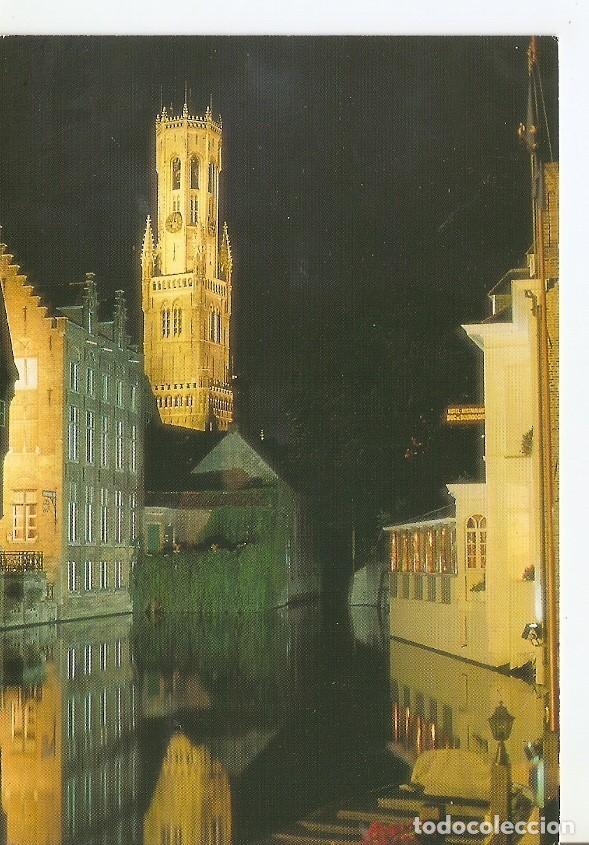 Postkarten: Postal 041225 : Brugge. The Rozenhoedkaai with the Belfry - Varios