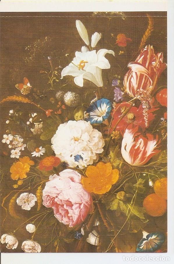 Cartoline: Postal 041300 : Jan Davidsz. De Heem Still Life with Flowers nd. Collection Thyssen - Bornemisza - V