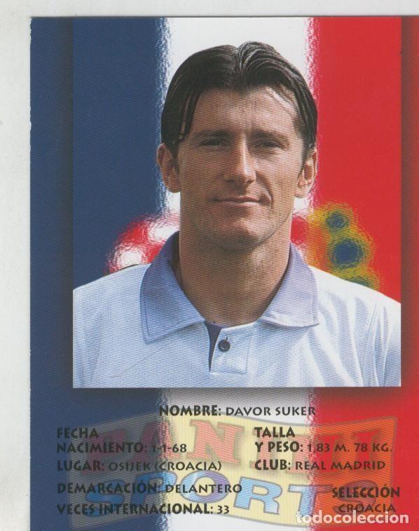 Postales: Ficha Postal Panini Sport: Suker - Varios