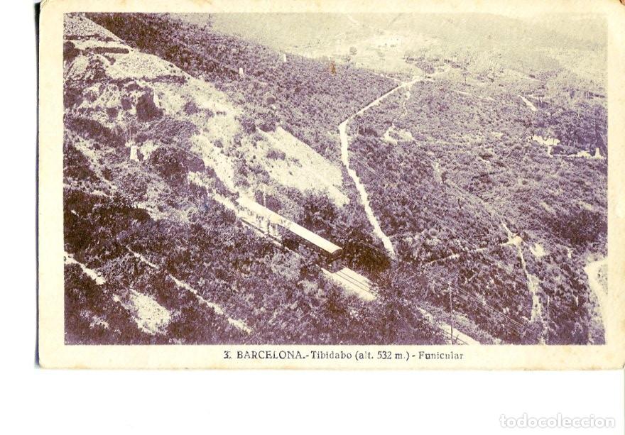 Postkarten: Postal 016501: BARCELONA - Tibidabo Funicular a 532m de altura - Varios